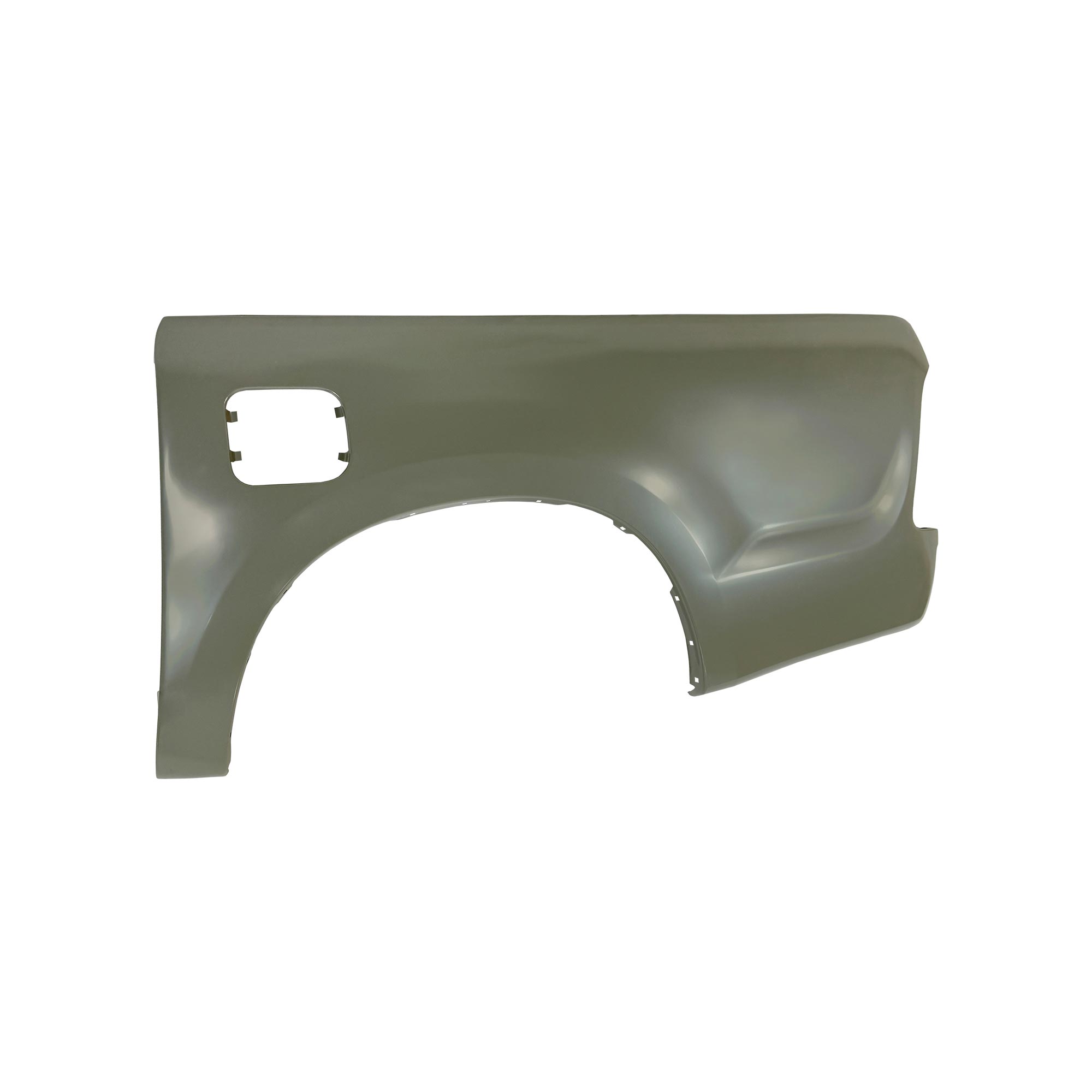 REPLACEMENT REAR FENDER LH WITHOUT SKIRT HOLE WITHOUT HOOK, FOR TOYOTA HILUX VIGO DOUBLE CABIN MIDDLE OPEN, (STEEL)