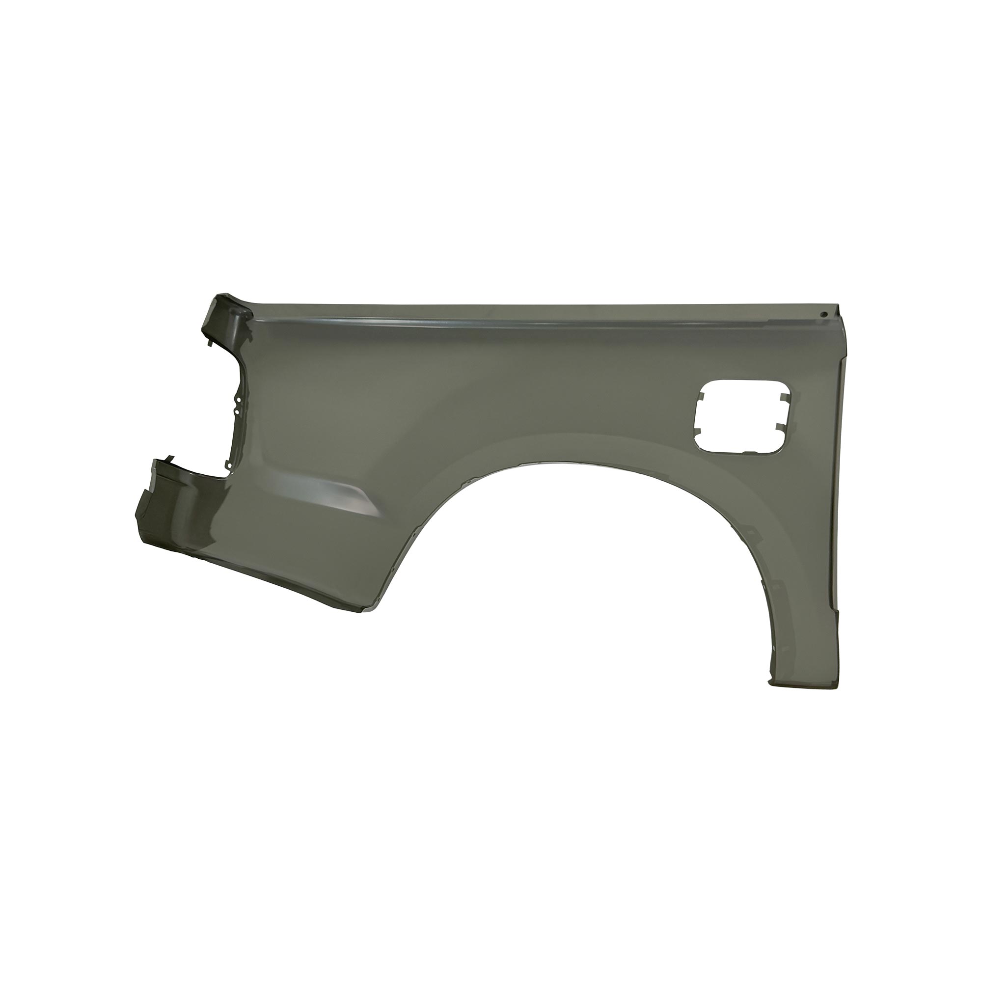 REPLACEMENT REAR FENDER LH WITHOUT SKIRT HOLE WITHOUT HOOK, FOR TOYOTA HILUX VIGO DOUBLE CABIN MIDDLE OPEN, (STEEL)