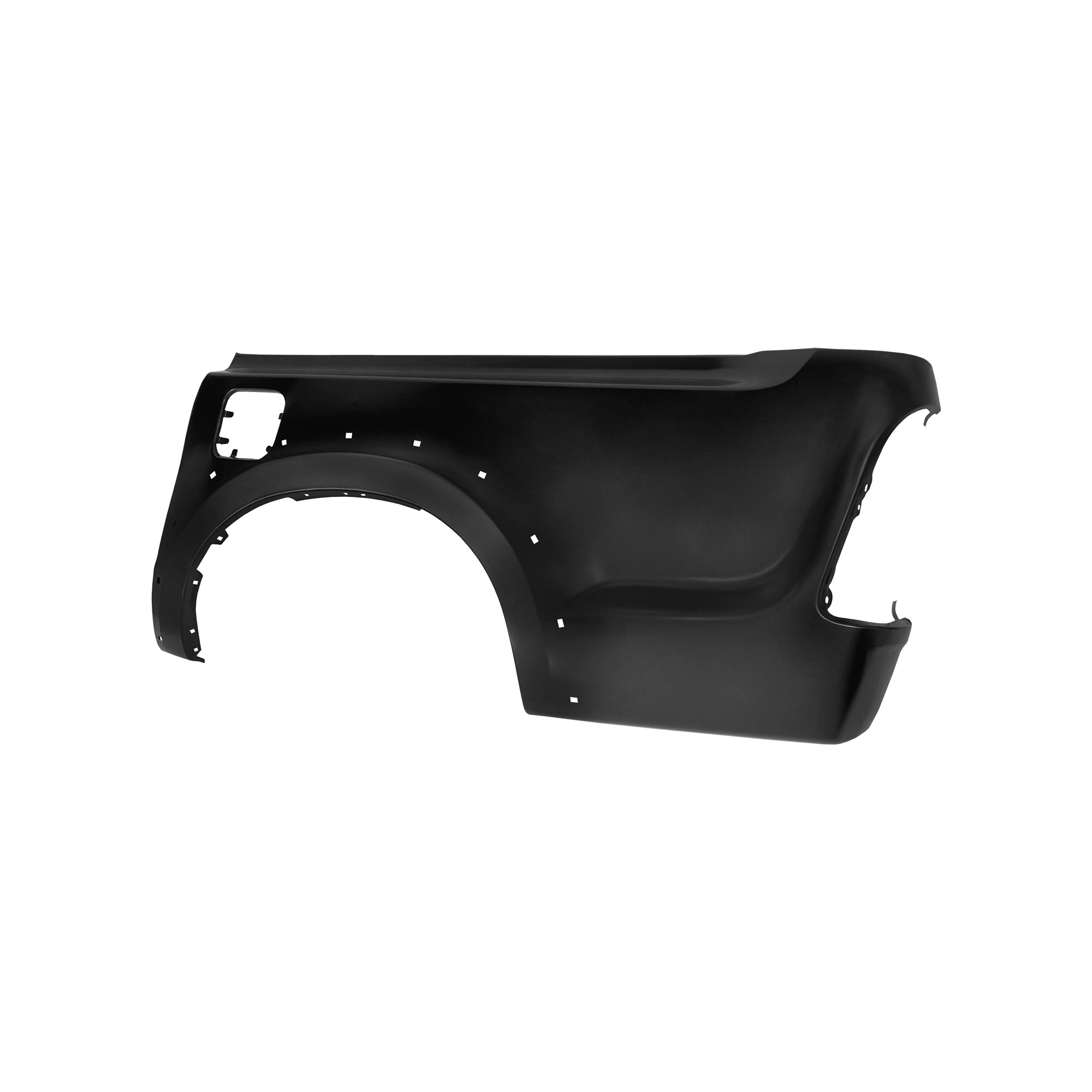 REPLACEMENT REAR FENDER LH WITH SKIRT HOLE WITH HOOK, FOR TOYOTA HILUX VIGO DOUBLE CABIN SIDE OPEN, (STEEL)