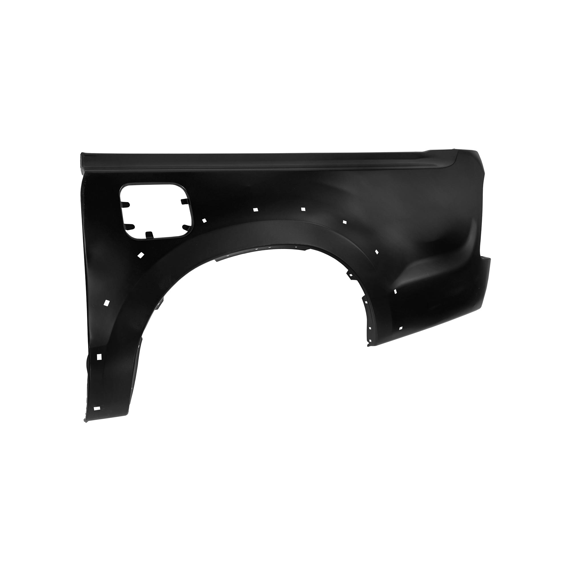 REPLACEMENT REAR FENDER LH WITH SKIRT HOLE WITH HOOK, FOR TOYOTA HILUX VIGO DOUBLE CABIN SIDE OPEN, (STEEL)