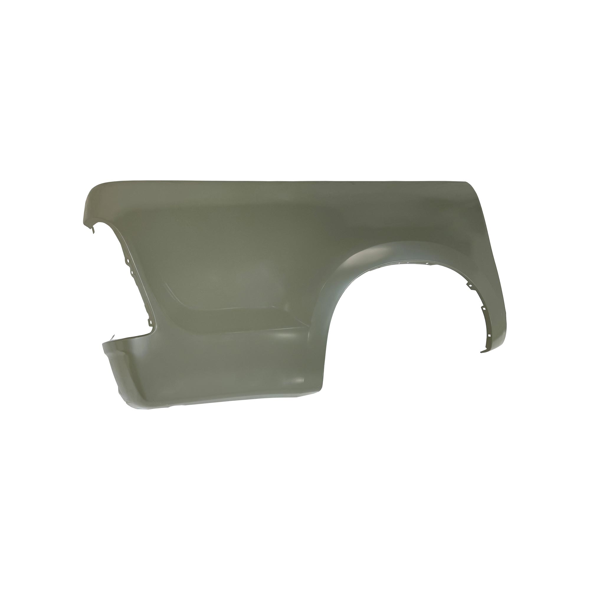 REPLACEMENT REAR FENDER RH WITHOUT SKIRT HOLE WITHOUT HOOK, FOR TOYOTA HILUX VIGO DOUBLE CABIN MIDDLE OPEN, (STEEL)