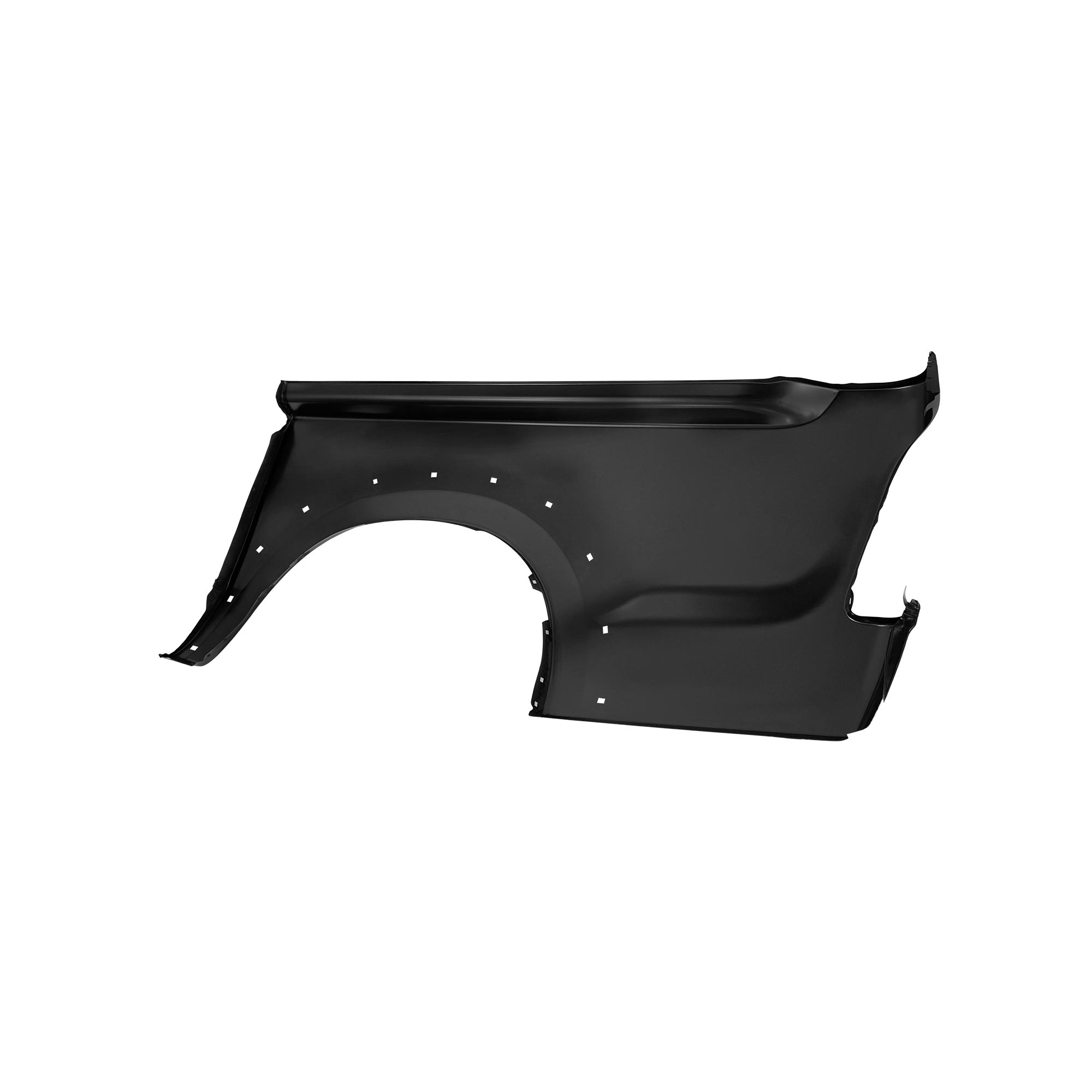 REPLACEMENT REAR FENDER RH WITH SKIRT HOLE WITH HOOK, FOR TOYOTA HILUX VIGO DOUBLE CABIN SIDE OPEN, (STEEL)