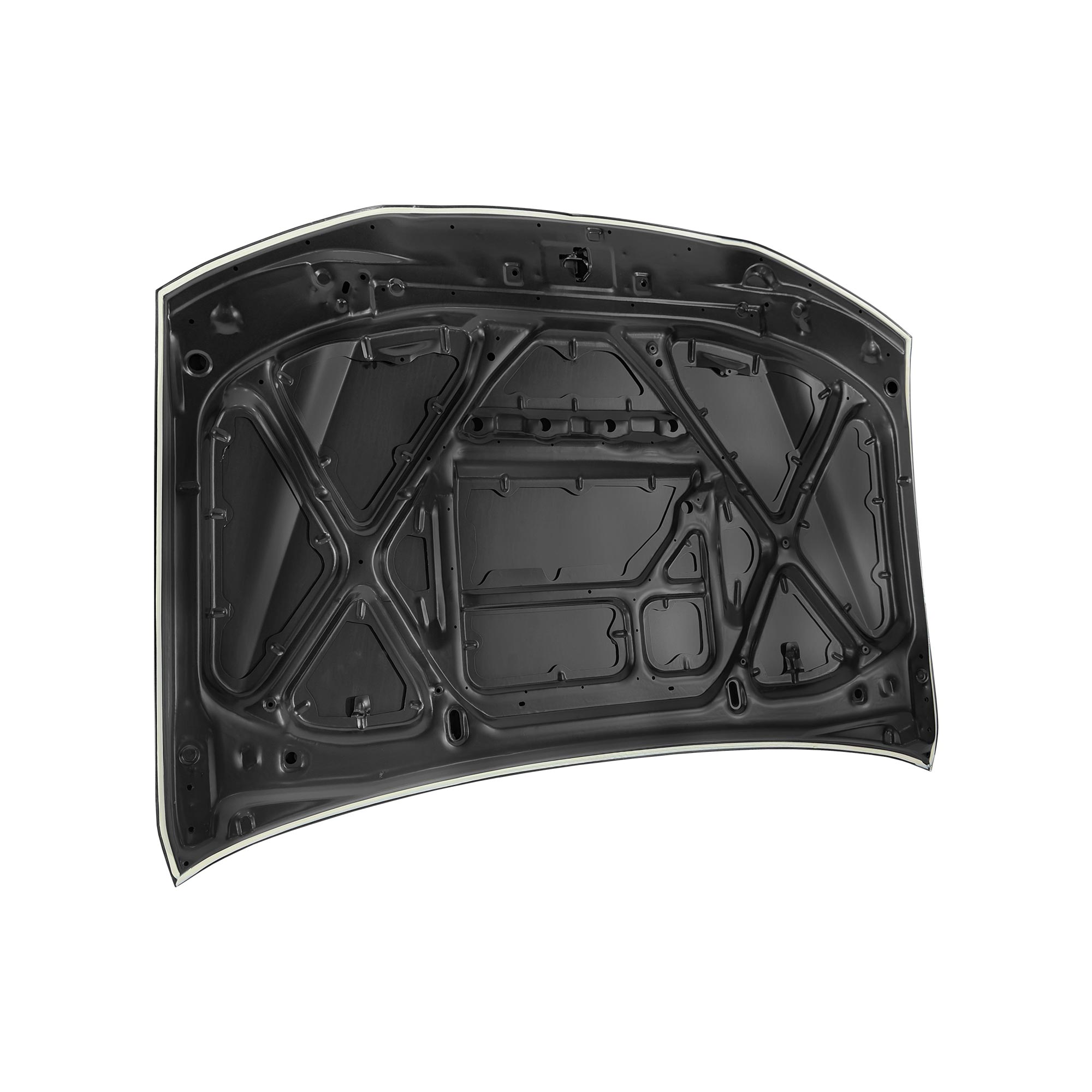 REPLACEMENT HOOD, 2012, FOR TOYOTA HILUX VIGO, 53301-0K100,53301-0k101, (STEEL)