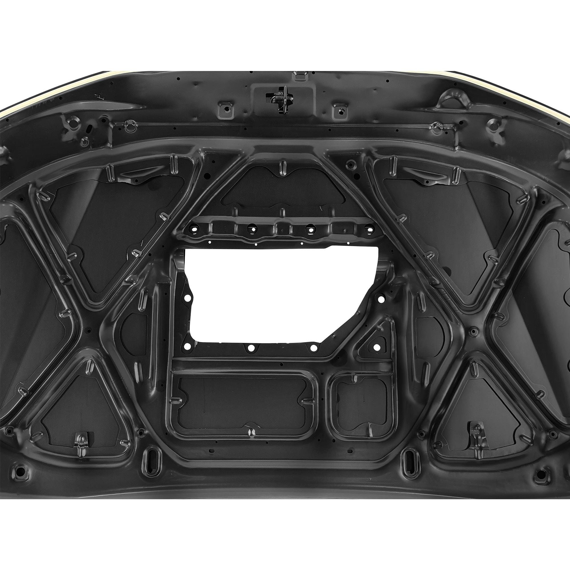 REPLACEMENT HOOD W/ HOLE, 2012, FOR TOYOTA HILUX VIGO, (STEEL)