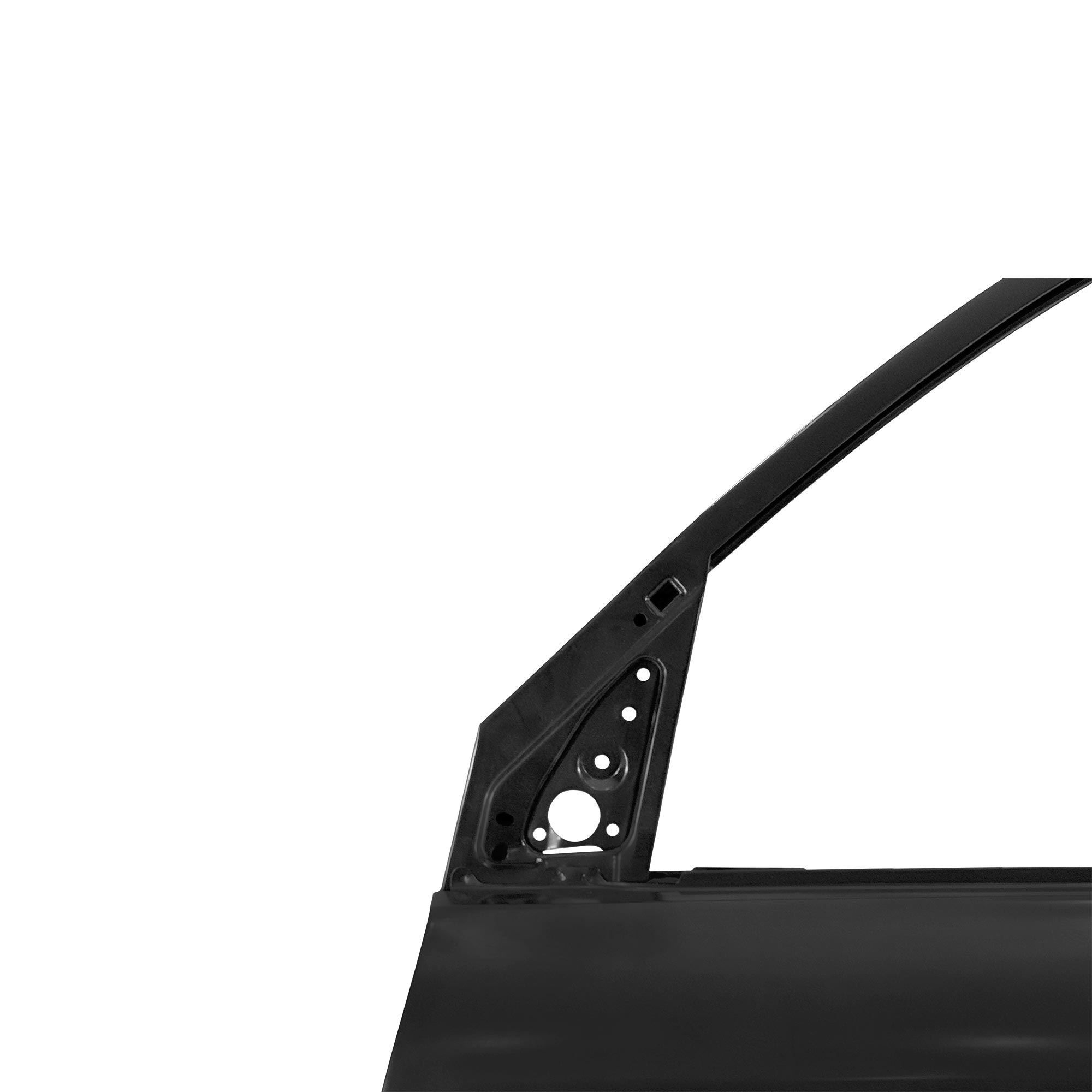 REPLACEMENT FRONT DOOR LH WITH MOLDING HOLE, FOR TOYOTA LAND CRUISER FJ200, (STEEL)