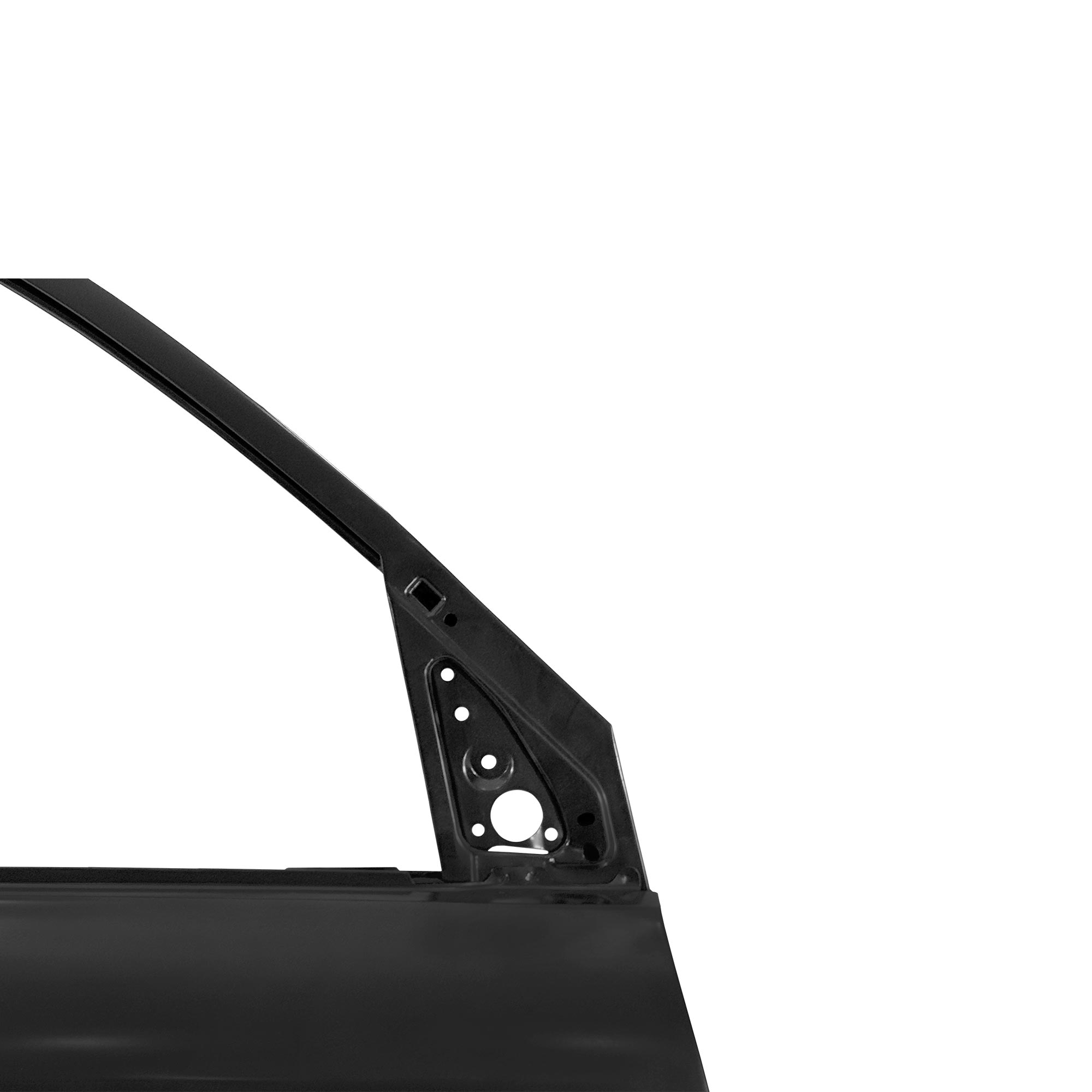 REPLACEMENT FRONT DOOR RH WITH MOLDING HOLE, FOR TOYOTA LAND CRUISER FJ200, (STEEL)