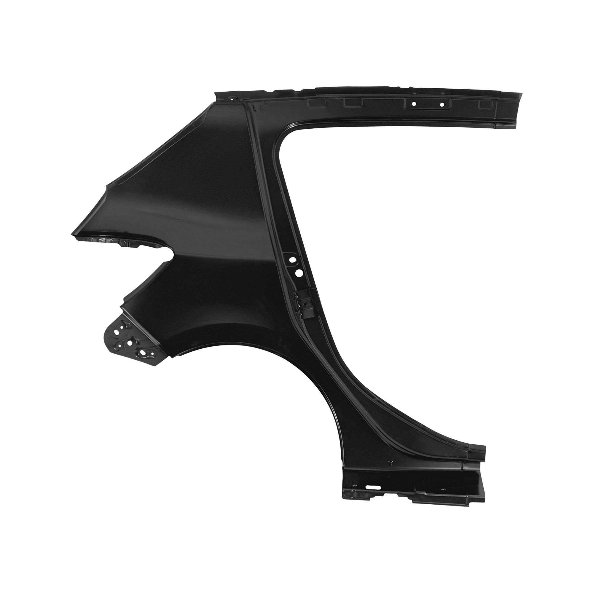 REPLACEMENT REAR FENDER LH, 2013, FOR DACIA SANDERO, 760331162R, (STEEL)