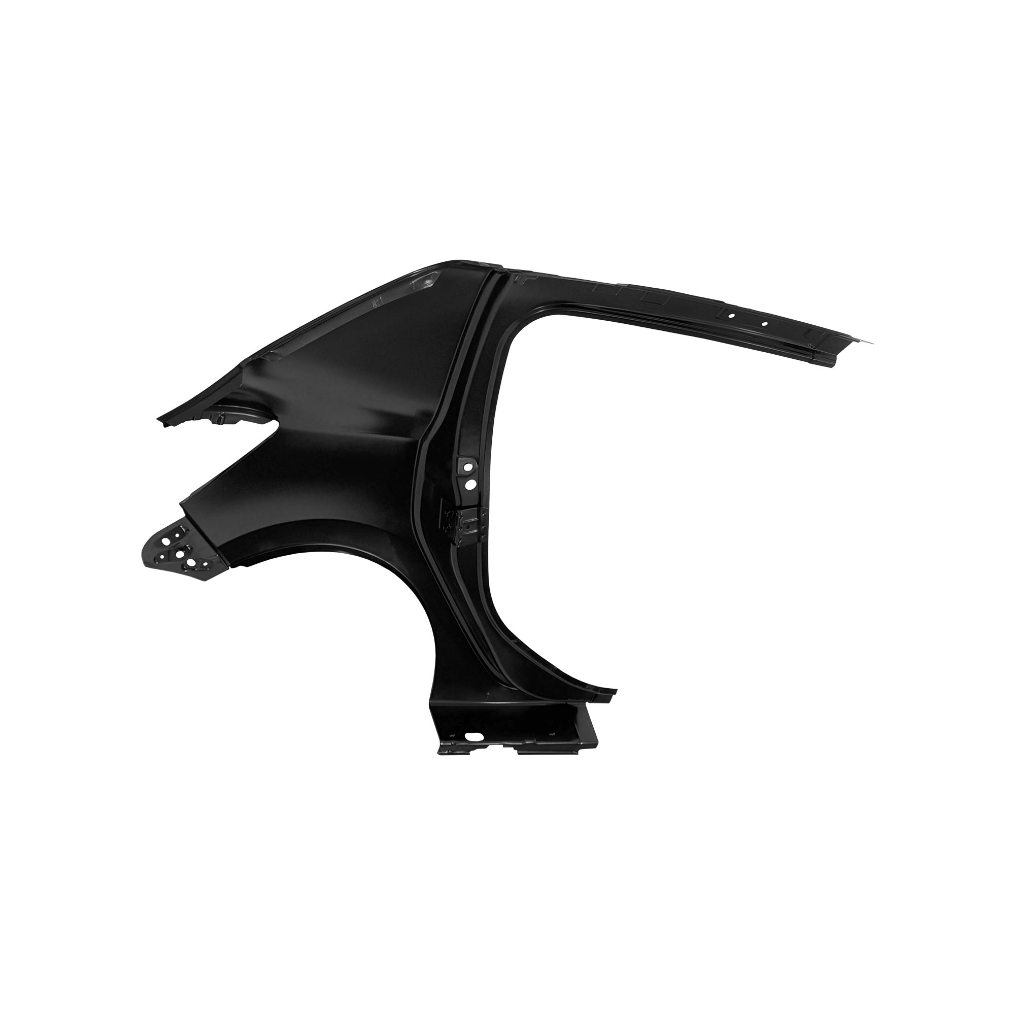 REPLACEMENT REAR FENDER LH, 2013, FOR DACIA SANDERO, 760331162R, (STEEL)