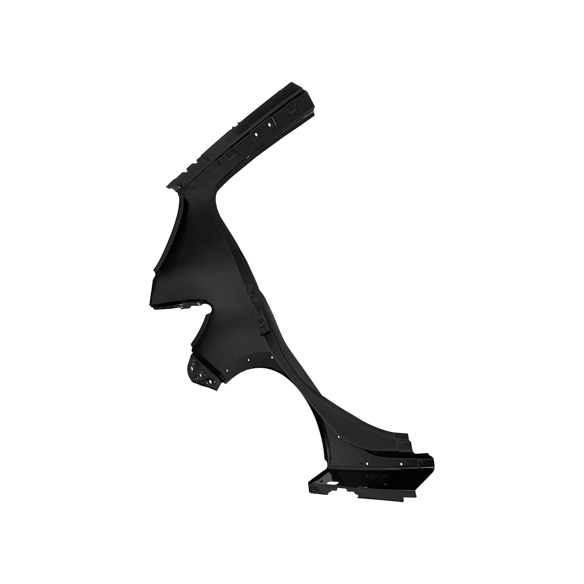 REPLACEMENT REAR FENDER LH WITH RIM HOLE, 2013, FOR DACIA SANDERO, (STEEL)