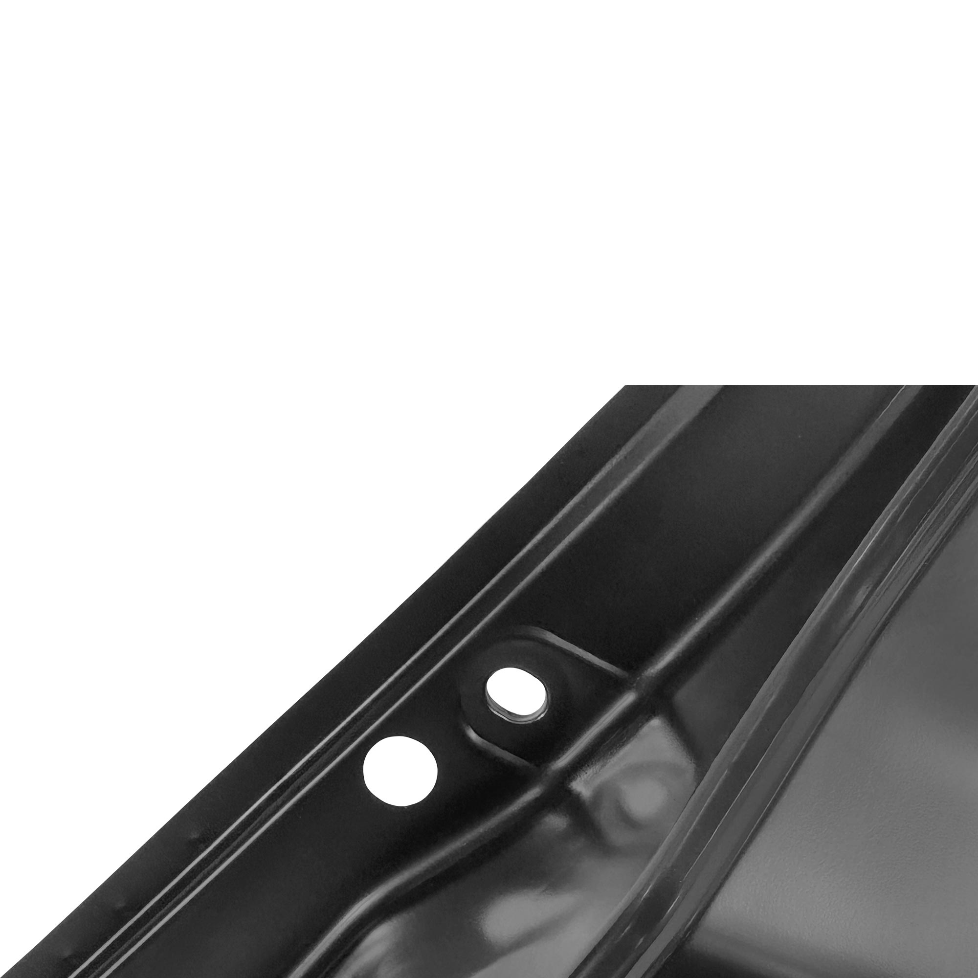 REPLACEMENT REAR FENDER LH WITH RIM HOLE, 2013, FOR DACIA SANDERO, (STEEL)