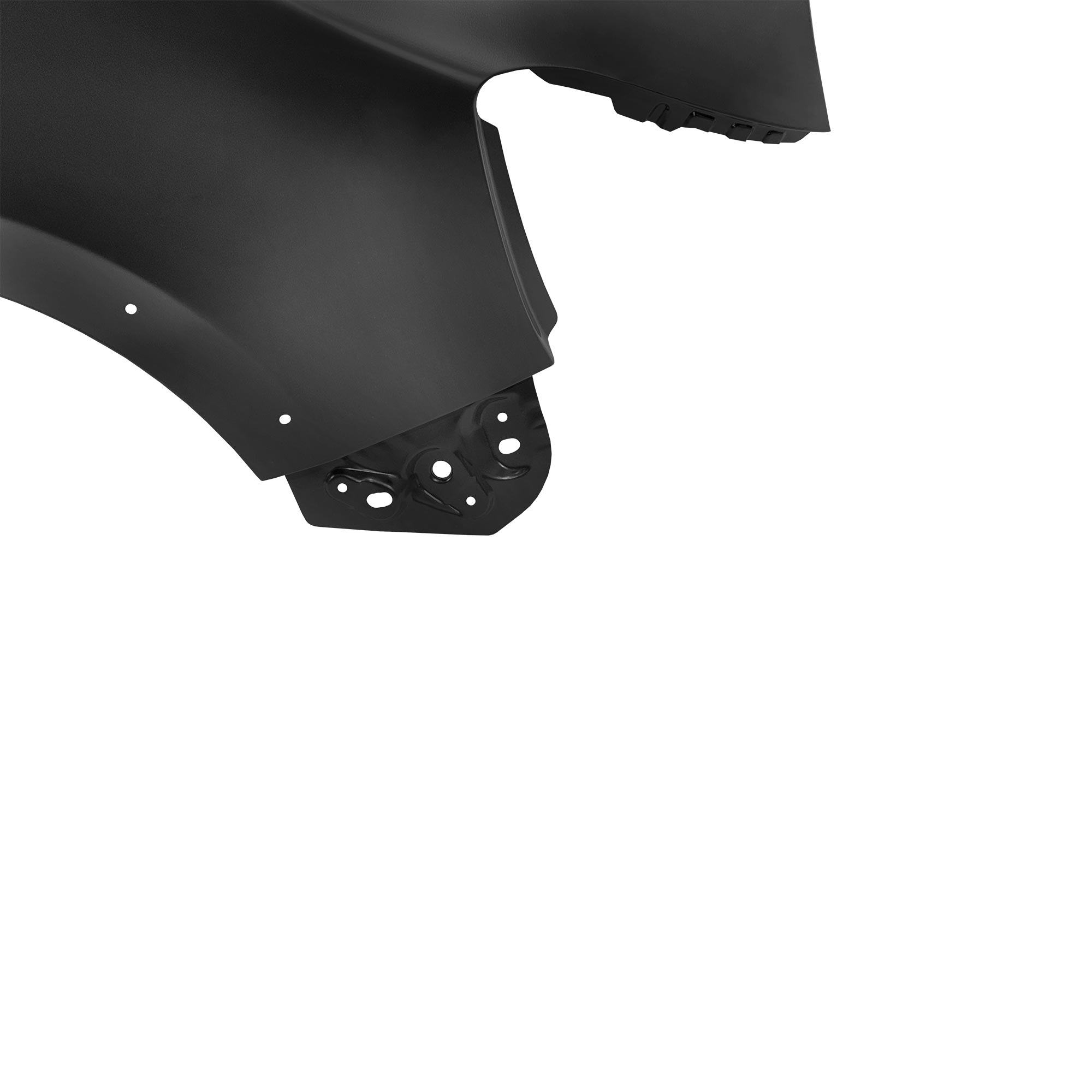 REPLACEMENT REAR FENDER LH WITH RIM HOLE, 2013, FOR DACIA SANDERO, (STEEL)