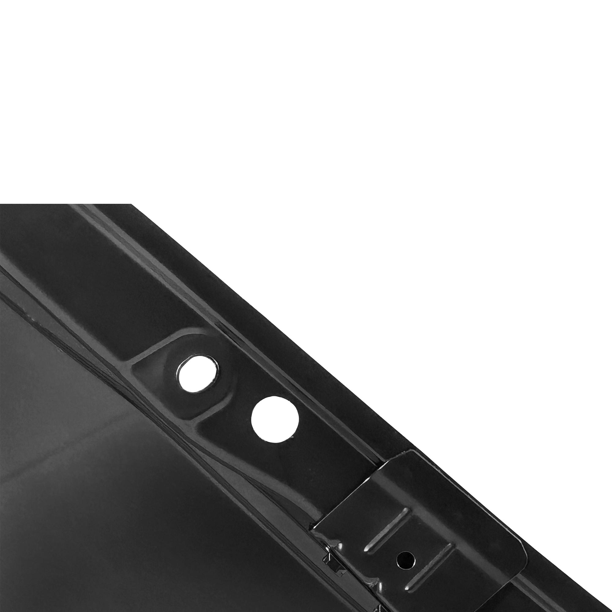 REPLACEMENT REAR FENDER LH WITH RIM HOLE, 2013, FOR DACIA SANDERO, (STEEL)