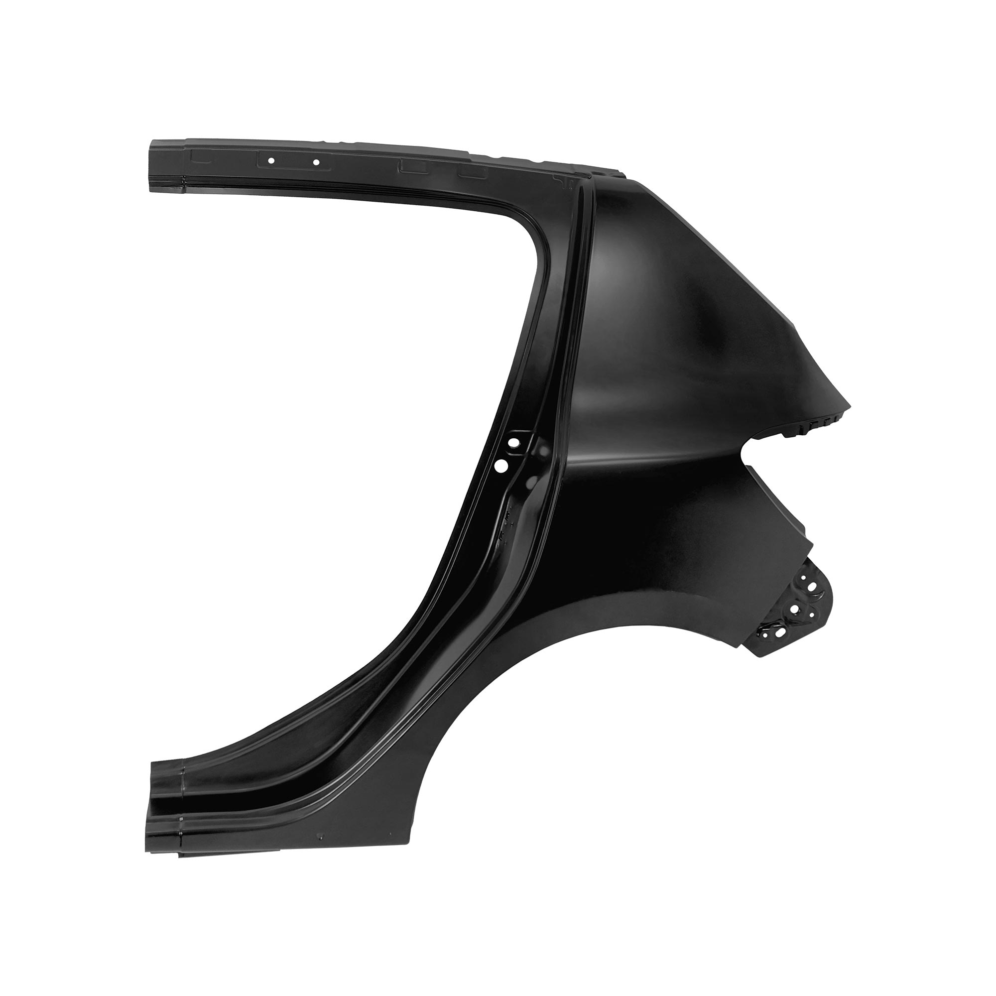 REPLACEMENT REAR FENDER LH, 2013, FOR DACIA SANDERO, 760331162R, (STEEL)