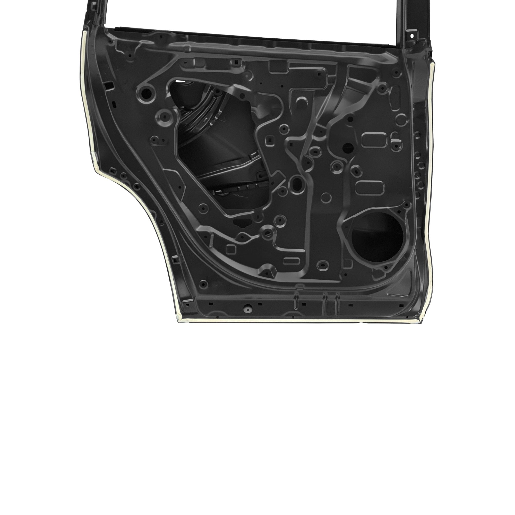 REPLACEMENT REAR DOOR LH, 2021-, FOR TOYOTA HIGHLANDER, 67004-OE200, (STEEL)