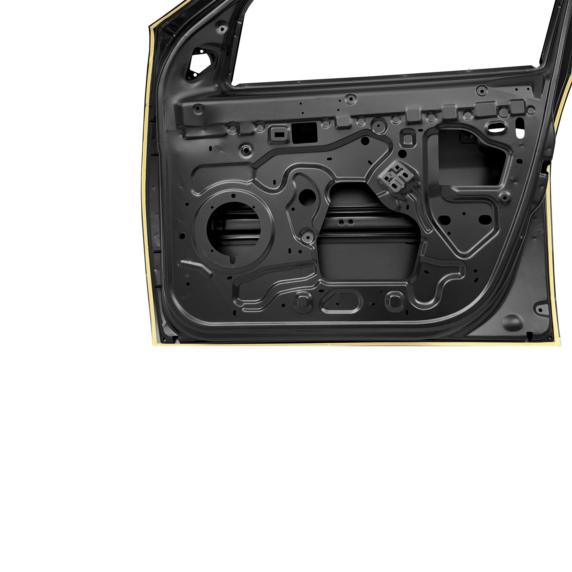 REPLACEMENT FRONT DOOR RH WITHOUT HOLE FOR KEY, FOR RENAULT/DACIA DUSTER, (STEEL)