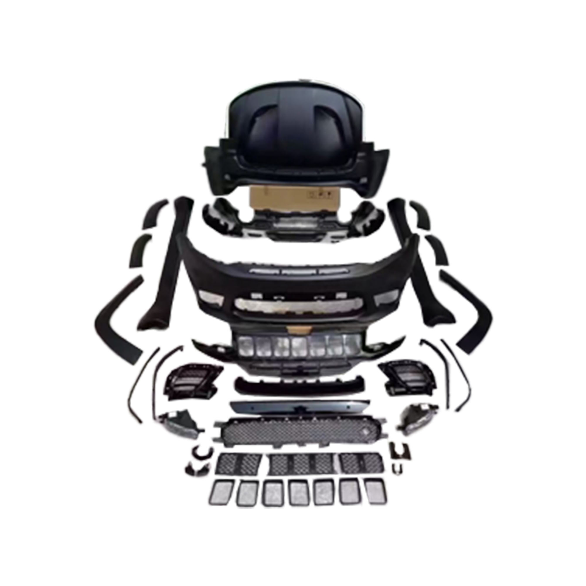 REPLACEMENT BODY KIT SRT-8 W/LED DRLLIGHST, 2017-2021, FOR JEEP GRAND CHEROKEE, 2025KBD027-0001