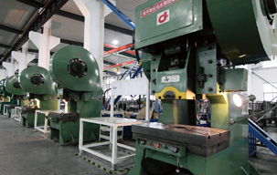 Robotic stamping production line