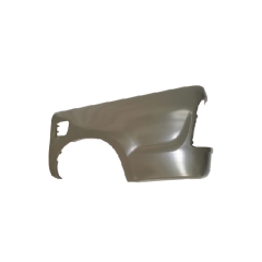 MIDDLE OPEN REAR FENDER WITHOUT SKIRT HOLE COMPATIBLE WITH TOYOTA HILUX VIGO DOUBLE CABIN, LH