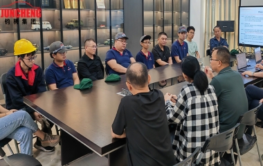 Customers come to Juncheng for on-site inspection